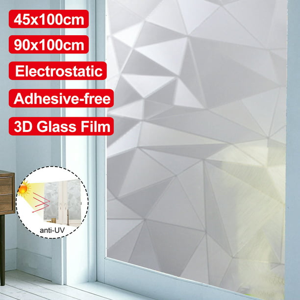 1*Roll Removable Window Frosted Glass Stickers Bathroom Waterproof Privacy Film 